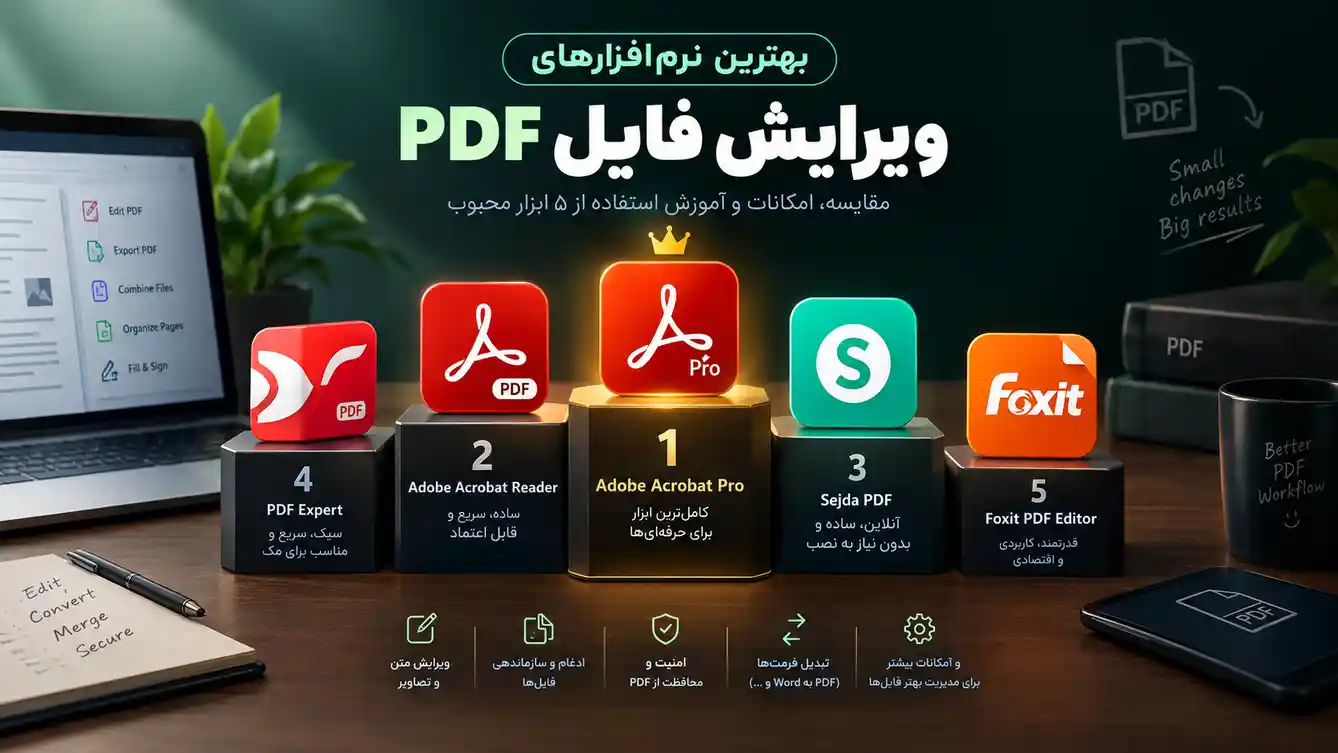آموزش ویرایش فایل PDF